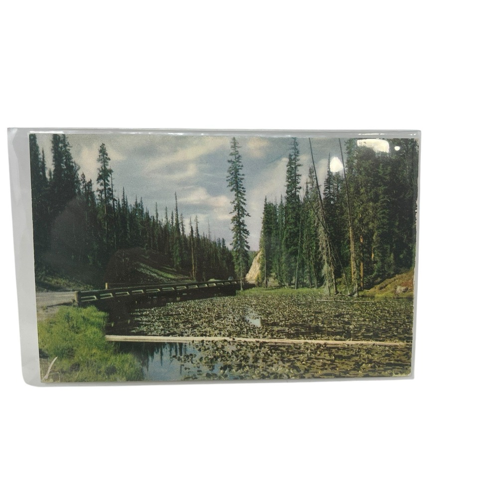 Isa Lake at Craigs Pass Vintage Micro-Color Photo Postcard 51K086‎
